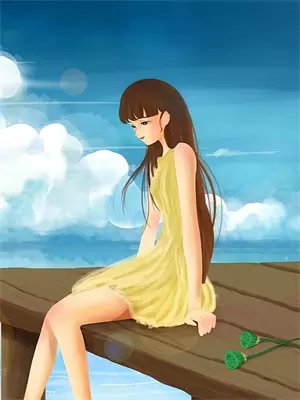 女儿上幼儿园爸爸在家里